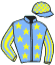 casaque portée par Ben William Harvey jockey du cheval de course MAHLER MISSION, information pmu ZETURF