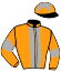 casaque portée par Guyon M. jockey du cheval de course TURANIA, information pmu ZETURF