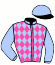 casaque portée par Clozier F. jockey du cheval de course GALA PRIMEUR, information pmu ZETURF