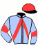 casaque portée par Decaudin X. jockey du cheval de course IT'S MAGIC PAN, information pmu ZETURF