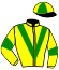 casaque portée par Olicard B. jockey du cheval de course GIPSY DE GRANOU, information pmu ZETURF