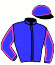 casaque portée par Brossard D. jockey du cheval de course EPERON DE FRECA, information pmu ZETURF