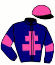 casaque portée par Levesque Th. jockey du cheval de course CARIOCA (FR), information pmu ZETURF