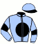 casaque portée par Grandin M. jockey du cheval de course ELYPSON (FR), information pmu ZETURF