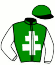 casaque portée par Chesneau A. jockey du cheval de course GEORGIA (FR), information pmu ZETURF