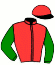 casaque portée par Molins Mme Amb. jockey du cheval de course QUELLE CITY, information pmu ZETURF