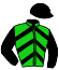 casaque portée par Inconnu jockey du cheval de course HANNALISA, information pmu ZETURF