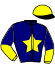 casaque portée par Touron G. jockey du cheval de course ILLA VILLA (FR), information pmu ZETURF