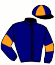 casaque portée par Chauve-Laffay Q. jockey du cheval de course INOUK LOULOU (FR), information pmu ZETURF