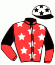 casaque portée par Touron G. jockey du cheval de course INAYA DE MONGOCHY, information pmu ZETURF