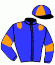 casaque portée par Millet G. jockey du cheval de course GET THE POWER, information pmu ZETURF