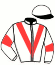 casaque portée par Mangione R. jockey du cheval de course SEA HOLLY, information pmu ZETURF
