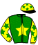 casaque portée par Callier Mlle E. jockey du cheval de course JOJO DE BOURGOGNE, information pmu ZETURF