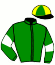 casaque portée par Husson P. jockey du cheval de course IT'S JOY DU VERNET, information pmu ZETURF