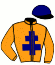 casaque portée par Donabedian Mlle M. jockey du cheval de course IBERICO, information pmu ZETURF