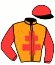 casaque portée par Ohanessian Mlle J. jockey du cheval de course HELLO LA GLOBULE, information pmu ZETURF