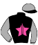 casaque portée par Destrade P. jockey du cheval de course FRAYA D'ORGE, information pmu ZETURF