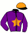 casaque portée par Seiler Ph. jockey du cheval de course DE TOULOUSE VET, information pmu ZETURF