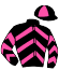 casaque portée par Chauve-laffay Q. jockey du cheval de course ILONKA ONE, information pmu ZETURF