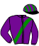 casaque portée par Garcia L. jockey du cheval de course INGALLS, information pmu ZETURF