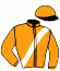 casaque portée par Cuoq J. jockey du cheval de course JAEGER MAN, information pmu ZETURF