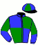 casaque portée par Nakache G. jockey du cheval de course DAMOCLEY DE BEA, information pmu ZETURF