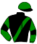 casaque portée par Piechulek R. jockey du cheval de course ZEIN, information pmu ZETURF casaque portée par Piechulek R. jockey du cheval de course ZEIN, information pmu ZETURF