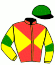 casaque portée par Santiago Mlle D. jockey du cheval de course FORCEIGHT, information pmu ZETURF casaque portée par Santiago Mlle D. jockey du cheval de course FORCEIGHT, information pmu ZETURF