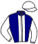 casaque portée par Gregory F. jockey du cheval de course KRUG DU SEUIL, information pmu ZETURF