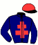 casaque portée par Noilly S. jockey du cheval de course KIPLING LE FOL, information pmu ZETURF