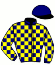 casaque portée par Masselon Mlle Ch. jockey du cheval de course JEMILIANO, information pmu ZETURF casaque portée par Masselon Mlle Ch. jockey du cheval de course JEMILIANO, information pmu ZETURF