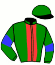 casaque portée par Meyer N. jockey du cheval de course JAISY DE CONROS, information pmu ZETURF