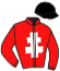 casaque portée par Demoulin G. jockey du cheval de course IMEA DE LA POTEL, information pmu ZETURF casaque portée par Demoulin G. jockey du cheval de course IMEA DE LA POTEL, information pmu ZETURF
