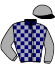 casaque portée par Fedry B. jockey du cheval de course INROAD OAKS, information pmu ZETURF