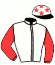 casaque portée par Comte F. jockey du cheval de course HAPPY POLE, information pmu ZETURF