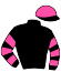 casaque portée par Clairet T. jockey du cheval de course INDIANA PIYA, information pmu ZETURF