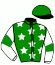 casaque portée par Prudhon T. jockey du cheval de course HOOLIGAN OF FEE, information pmu ZETURF