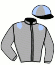 casaque portée par Nakache G. jockey du cheval de course GEORGIO DU DERBY, information pmu ZETURF