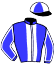 casaque portée par Mlle Martineau M. jockey du cheval de course HASTON ATOUT, information pmu ZETURF