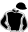 casaque portée par Abrivard M. jockey du cheval de course HORIA DE L'AUMOY (FR), information pmu ZETURF
