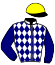 casaque portée par Verva M. jockey du cheval de course DIEGO DU HOULET (FR), information pmu ZETURF
