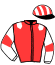 casaque portée par Vinagre L. jockey du cheval de course CACHEMIRE BOND (FR), information pmu ZETURF