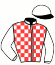 casaque portée par Loncke Th. E. jockey du cheval de course CEMOI DE NAVARY (FR), information pmu ZETURF