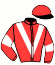 casaque portée par Huygens Mlle H. jockey du cheval de course HANETTE DU QUESNE (FR), information pmu ZETURF