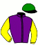casaque portée par Desmigneux Mlle E. jockey du cheval de course EDEN DE BANVILLE (FR), information pmu ZETURF