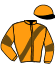 casaque portée par Abrivard L. jockey du cheval de course GOLD DU CHOQUEL (FR), information pmu ZETURF