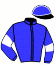 casaque portée par Gontier B. jockey du cheval de course GIGANTI D'AMOUR (FR), information pmu ZETURF