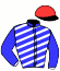 casaque portée par Coignard M. jockey du cheval de course HUILE D'OLIVE (FR), information pmu ZETURF