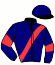 casaque portée par Barrier A. jockey du cheval de course ILE D'YEU (FR), information pmu ZETURF
