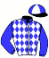 casaque portée par Boite L. jockey du cheval de course FIRE BIRD (FR), information pmu ZETURF